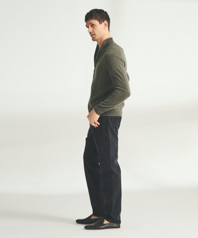 Signature Cashmere Full Zip Sweater - Image 6
