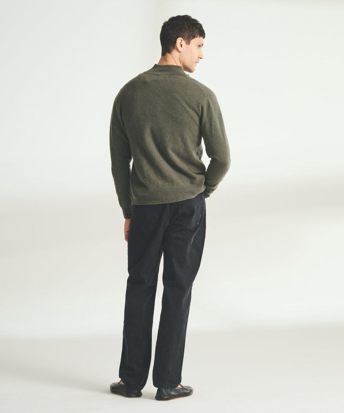 Signature Cashmere Full Zip Sweater - Image 7