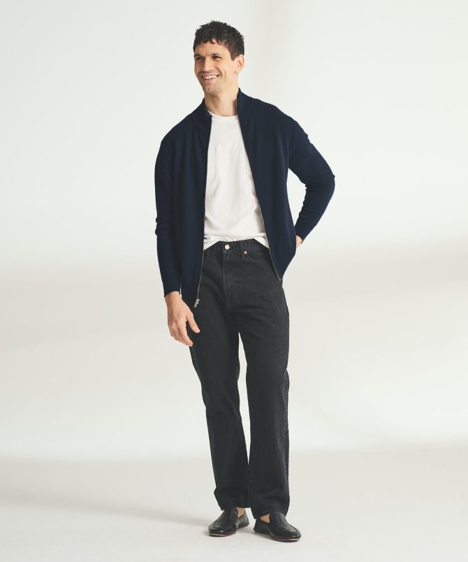 Signature Cashmere Full Zip Sweater - Image 23