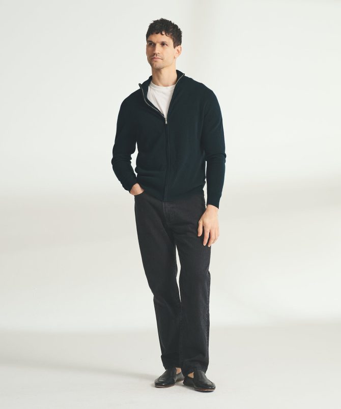 Signature Cashmere Full Zip Sweater - Image 24