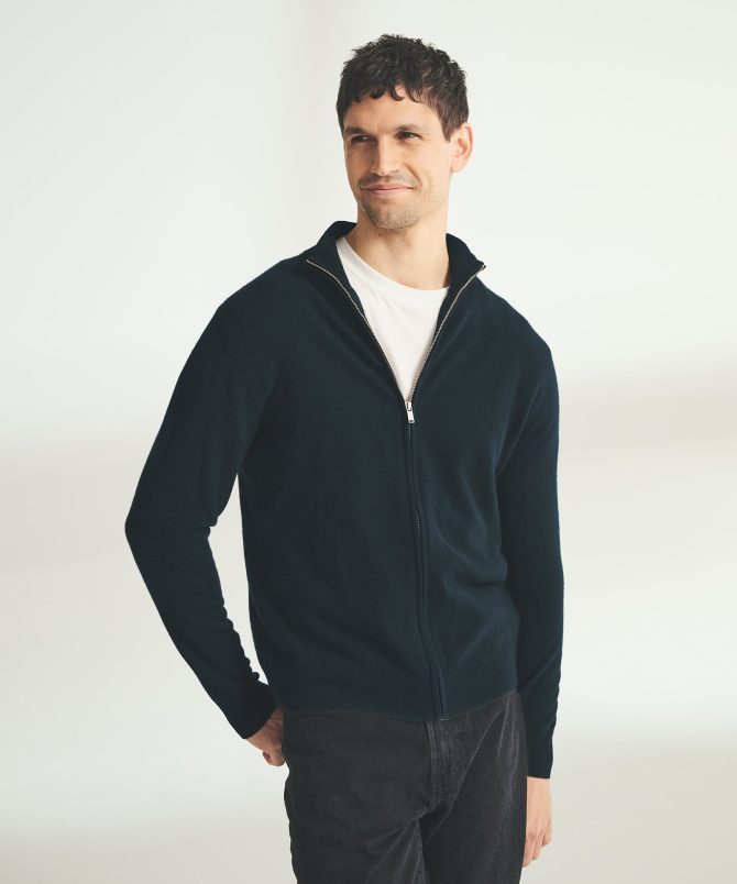 Signature Cashmere Full Zip Sweater - Image 22