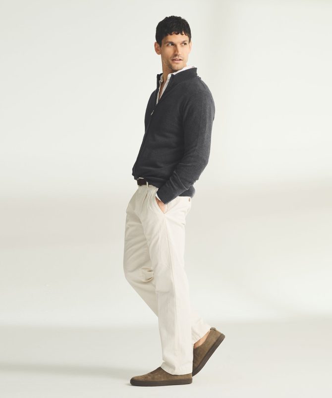 Signature Cashmere Full Zip Sweater - Image 16