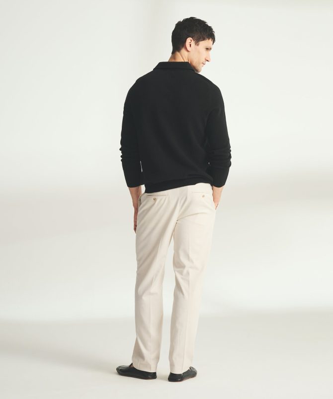 Signature Cashmere Long Sleeve Polo - Image 17