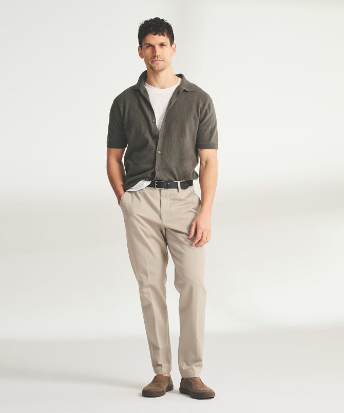 Signature Cashmere Short Sleeve Button Down - Image 24