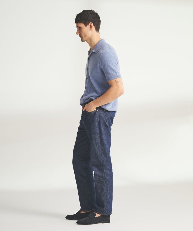 Signature Cashmere Short Sleeve Button Down - Image 16
