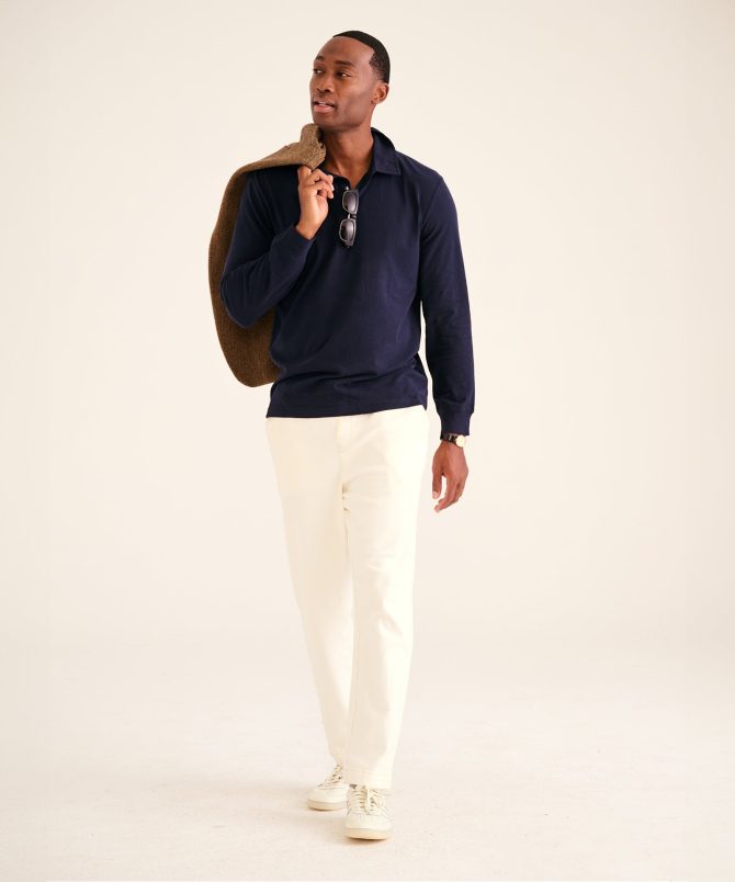 Soft Denim Drawstring Pant - Image 11