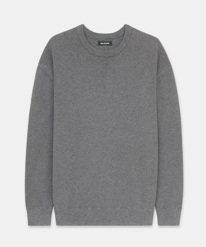 Cotton Cashmere Oversized Sweatshirt - Image 13