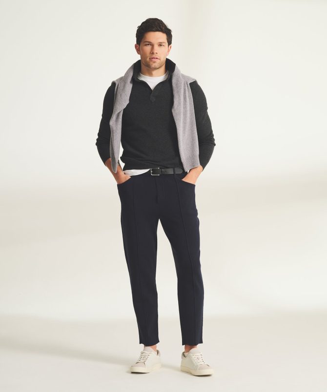 Signature Cashmere Long Sleeve Polo - Image 18