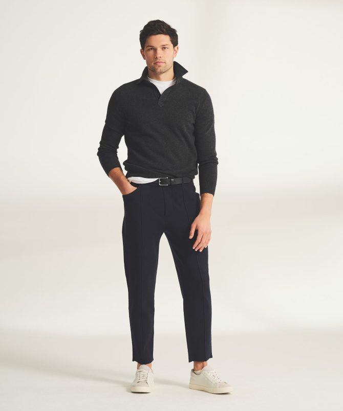 Signature Cashmere Long Sleeve Polo - Image 19